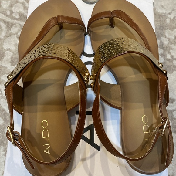 Aldo Brown Dolea Sandals - Picture 5 of 8